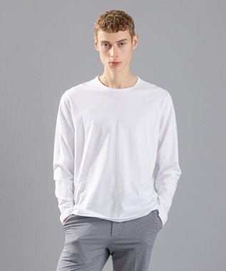 JOSEPH HOMME スビンソフトジャージー　クルーネック長袖Ｔシャツ ホワイト系
