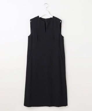 自由区 L 【17号サイズまで展開・カタログ掲載】ブライトリングツイード ジャンパースカート ネイビー