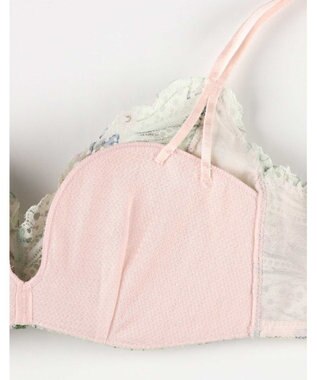 une nana cool 【リニューアル】364ブラ レース MADE WITH LIBERTY FABRIC クリアグリーン
