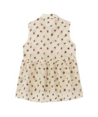 YECCA VECCA シアージャガードペプラムブラウス Ivory