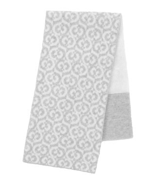 MOONBAT mila schon (ミラ・ショーン) カシミヤ100％ ジャガードプチマフラー リバーシブル