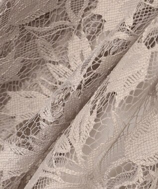 23区 【APPLAUDIR】レース 切替 ドレス グレージュ系