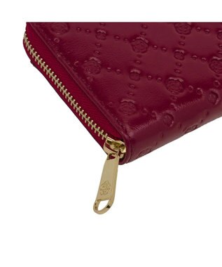 CLATHAS アクシオン ラウンド長財布 ダークレッド