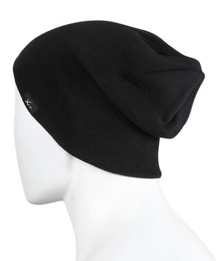 CW-X 【UNISEX】 CW-X ニットキャップ 綿100％ 3WAY仕様 被る深さ変更可能(3段階) 帽子 ユニセックス HYO410 /ワコール ブラック