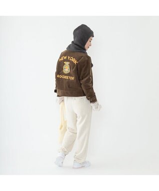 林八百吉商店 Champion　シープボアフーディーマフラー ブラック