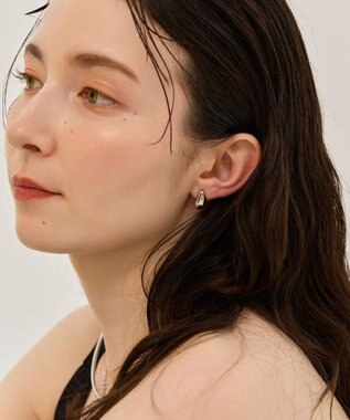 Phoebe 〈金属アレルギー対応/痛くないシリーズ〉パフメタルライトフィットイヤリング　シルバー/ニッケルフリー シルバー