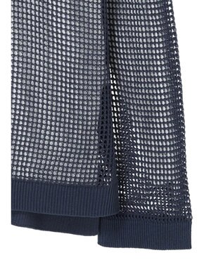 Green Parks ＳＥＴ２点ロンＴ＋メッシュニットプルオーバー Blue