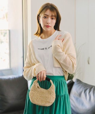 Tiaclasse ハーフムーンミニバッグ ベージュ