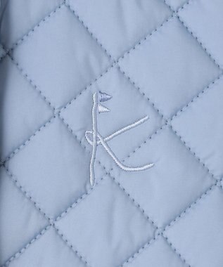 組曲 KIDS 【110-140cm】キルティング 中綿コート マローブルー系