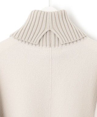 ICB L ミルドウール オフタートルプルオーバー トープ系