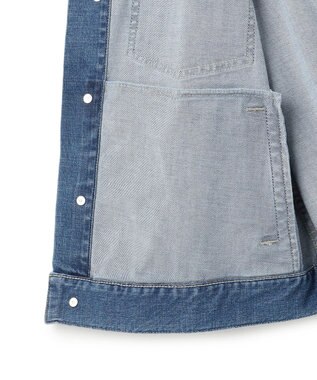 ICB 【先行予約】 ライトストレッチデニム ジャケット ブルーデニム