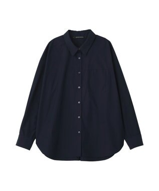 YECCA VECCA イージーケアオーバーシャツ Navy