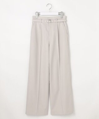 ANY SIS ツイステッドクリアチノワイド パンツ アイボリー