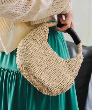 Tiaclasse ハーフムーンミニバッグ ベージュ