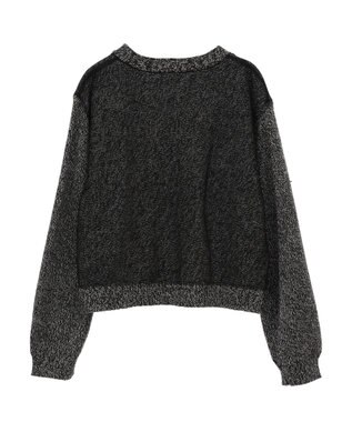 CRAFT STANDARD BOUTIQUE チュールドッキングニットカーディガン Gray