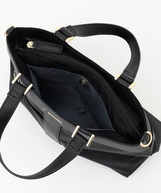 LA BAGAGERIE コンビ2WAYトートバッグ Sサイズ ブラック