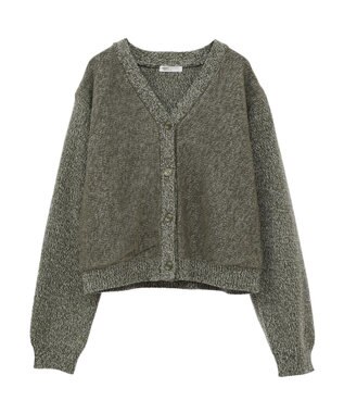 CRAFT STANDARD BOUTIQUE チュールドッキングニットカーディガン Gray