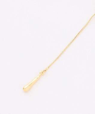 ANY ドロップラリエットネックレス ゴールド