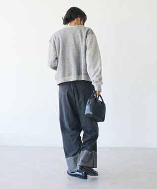 CRAFT STANDARD BOUTIQUE チュールドッキングニットカーディガン Gray