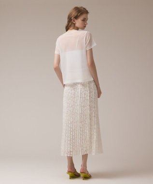 GRACE CONTINENTAL シアーカットトップ ホワイト