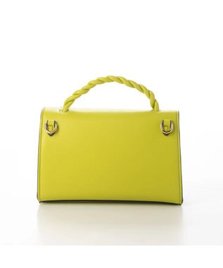 UNBILLION cachecache ねじりハンドルおこし金具2wayミニショルダー グリーン