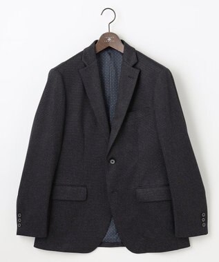 JOSEPH ABBOUD 【ストレッチ】エアロムリネ コンフォートジャージジャケット ネイビー系