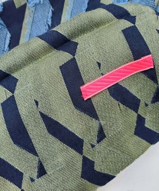 POLS ジャガード織 ヘアバンド ネイビー