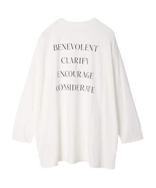 Green Parks シアーバックロゴチュニック Off White