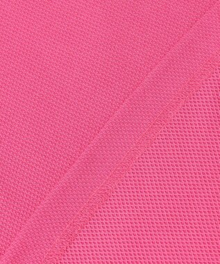 23区GOLF 【WOMEN】【UVケア・吸水速乾】ハニカムカノコ 半袖ポロシャツ ピンク系