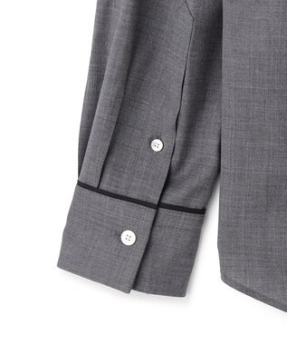 JOSEPH HOMME ACTIVE TROPICAL WOOL SHIRT ライトグレー系