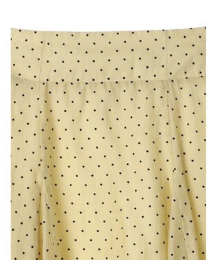 Green Parks AnriettMusee ドットフレアーロングスカート Lime Green