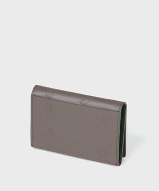 Paul Smith PS Paul Smith ドローイング 名刺入れ グレイッシュベージュ