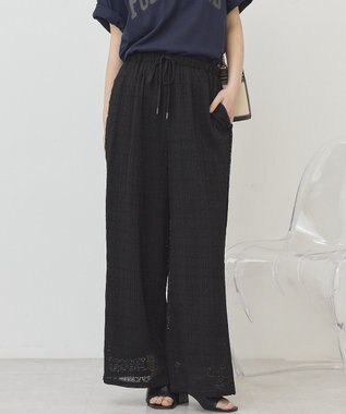 AMERICAN HOLIC サイドメローレースパンツ Black