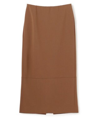 BEIGE， 【VERY NaVY掲載】GYPSUM / シルキータッチ  Iラインロングスカート Brown
