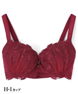 San-ai Resort（三愛水着楽園） エレガントコレクション【2411】単品ブラHIカップ 【northerly】 レッド