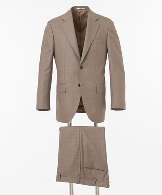 J.PRESS MEN 【ESSENTIAL CLOTHING】ステップドビースーツ ベージュ系