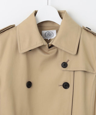 J.PRESS LADIES S 【撥水】ギャバベンタイル トレンチコート キャメル系