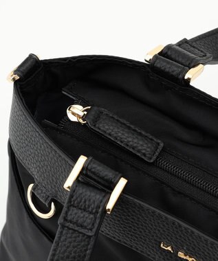 LA BAGAGERIE コンビ2WAYトートバッグ Sサイズ ブラック