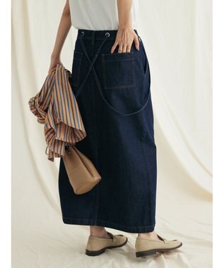 CRAFT STANDARD BOUTIQUE ２ＷＡＹサロペットスカート Dark Indigo