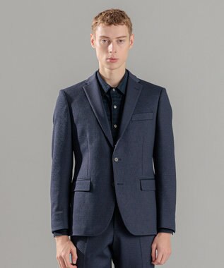 JOSEPH HOMME ウーブンジャガード　テーラードジャケット ネイビー系