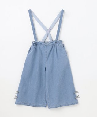 ANY KIDS デニム ガウチョパンツ ブルー