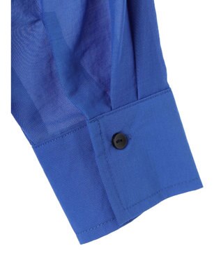 earth music&ecology シアーボーイズライクシャツ Royal Blue