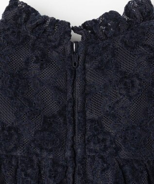 組曲 KIDS 【110-140㎝】スノウレース ワンピース ネイビー