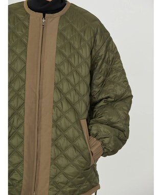 AMERICAN HOLIC キルポカリバーシブルキルティングミディコート Khaki