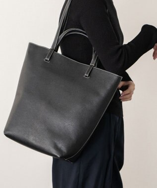 INTER-CHAUSSURES 【ANDREA CARDONE】シュリンクレザートート ブラック