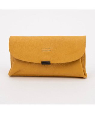 UNBILLION アトランタ ATLANTA / 牛革かぶせ長財布 イエロー