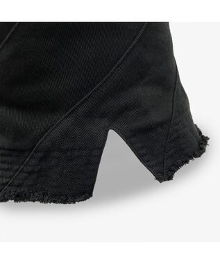 林八百吉商店 Champion　フリンジスリットチューリップハット ブラック