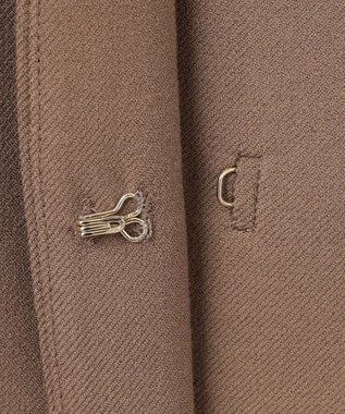 ANY SIS 【保温効果/ストレッチ】シリーズ累計13万枚突破！ビューティサーモ ノーカラージャケット キャメル