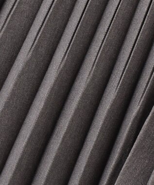 ANY 【10色展開/ウエストゴム】ウーリッシュフラノ プリーツスカート グレー