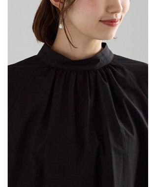 Te chichi レースカフスボリュームスリーブブラウス ブラック